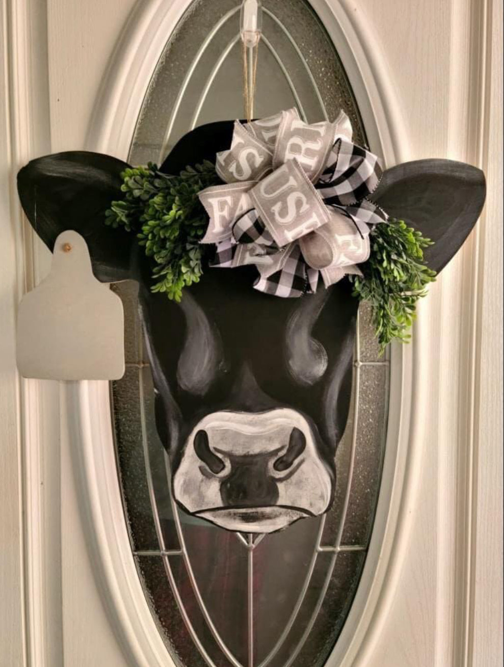 Cow Doorhanger